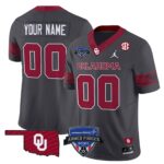 Oklahoma Sooners 2025 Armed Forces Bowl Patch Vapor Limited Custom Jersey – All Stitched