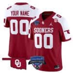Oklahoma Sooners 2025 Armed Forces Bowl Patch Vapor Limited Custom Jersey – All Stitched