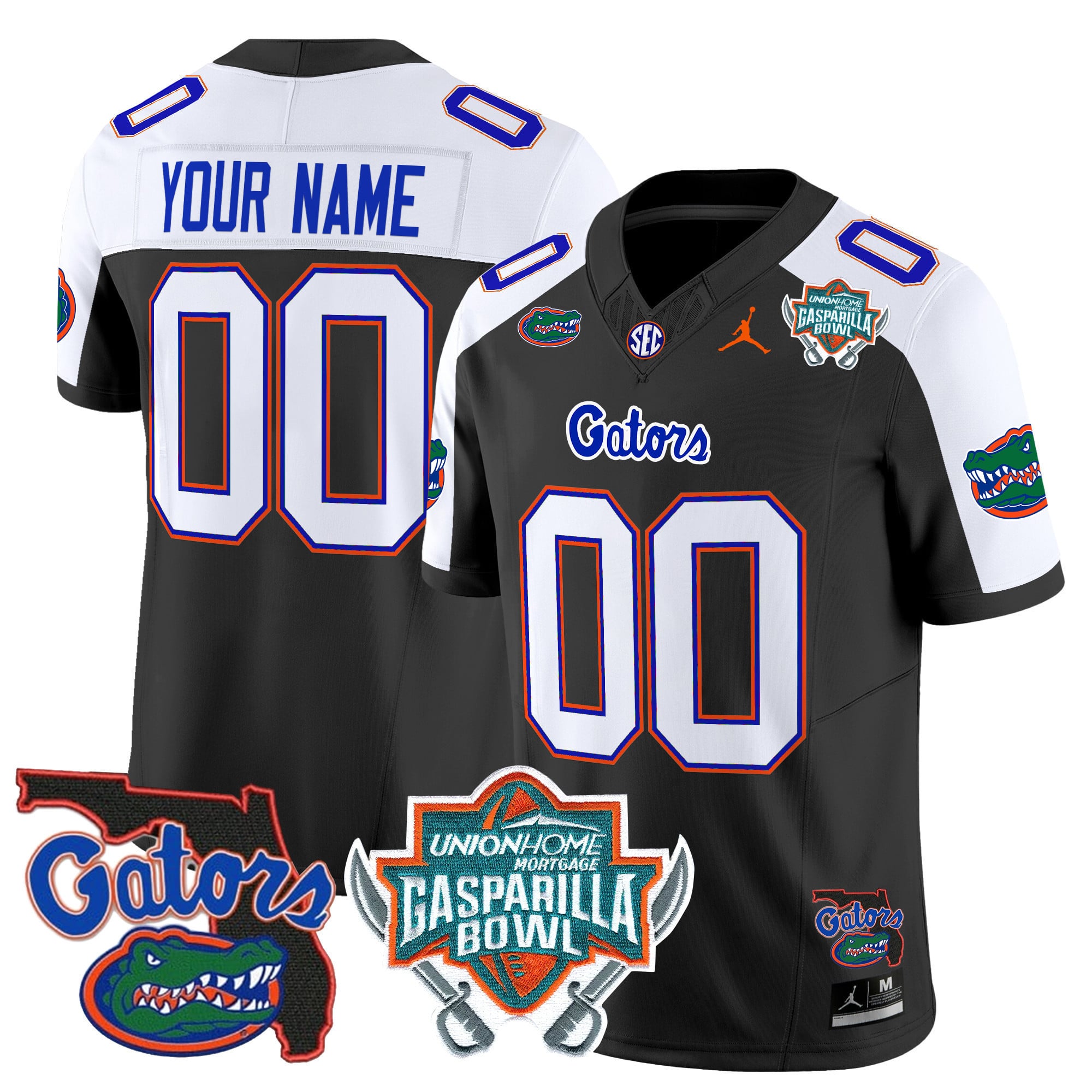 Florida Gators 2025 Gasparilla Bowl Patch Vapor Limited Custom Jersey – All Stitched