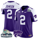 Men’s Kansas State Wildcats 2025 Rate Bowl Patch Vapor Limited Jersey – All Stitched