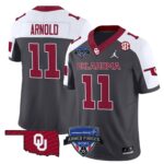 Men’s Oklahoma Sooners 2025 Armed Forces Bowl Patch Vapor Limited Jersey – All Stitched