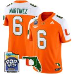 Men’s Miami Hurricanes 2025 PopTarts Bowl Patch Vapor Limited Jersey – All Stitched