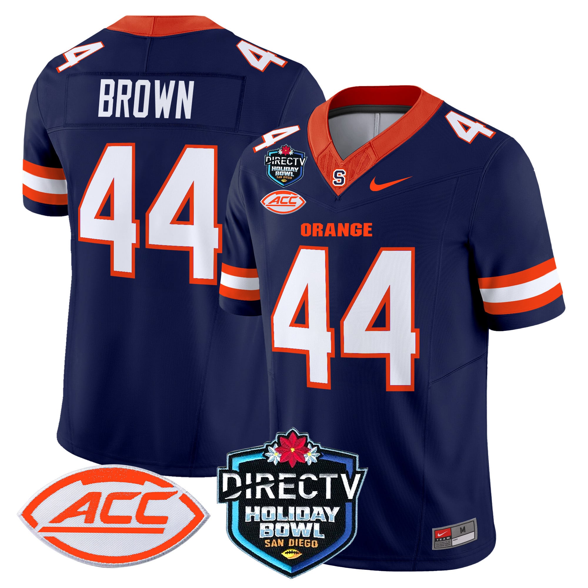 Men’s Syracuse Orange 2025 Holiday Bowl Patch Vapor Limited Jersey – All Stitched