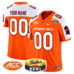 Virginia Tech Hokies 2025 Duke’s Mayo Bowl Patch Vapor Limited Custom Jersey – All Stitched