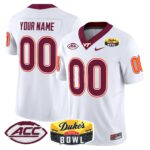 Virginia Tech Hokies 2025 Duke’s Mayo Bowl Patch Vapor Limited Custom Jersey – All Stitched
