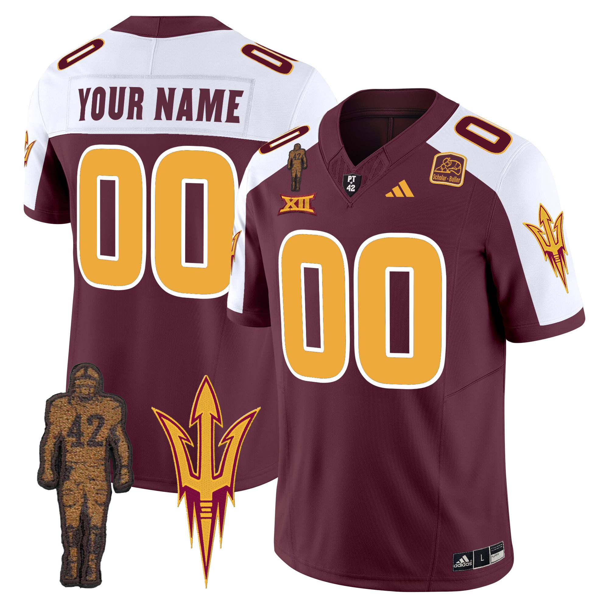 Arizona State Sun Devils 2024 Pat Tillman Honoring Patch Vapor Limited Custom Jersey – All Stitched