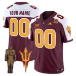Arizona State Sun Devils 2024 Pat Tillman Honoring Patch Vapor Limited Custom Jersey – All Stitched