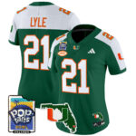 Women’s Miami Hurricanes 2025 PopTarts Bowl Patch Vapor Limited Jersey – All Stitched