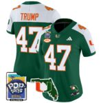 Women’s Miami Hurricanes 2025 PopTarts Bowl Patch Vapor Limited Jersey – All Stitched