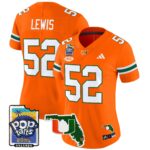 Women’s Miami Hurricanes 2025 PopTarts Bowl Patch Vapor Limited Jersey – All Stitched