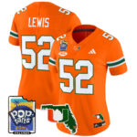 Women’s Miami Hurricanes 2025 PopTarts Bowl Patch Vapor Limited Jersey – All Stitched