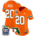 Women’s Miami Hurricanes 2025 PopTarts Bowl Patch Vapor Limited Jersey – All Stitched