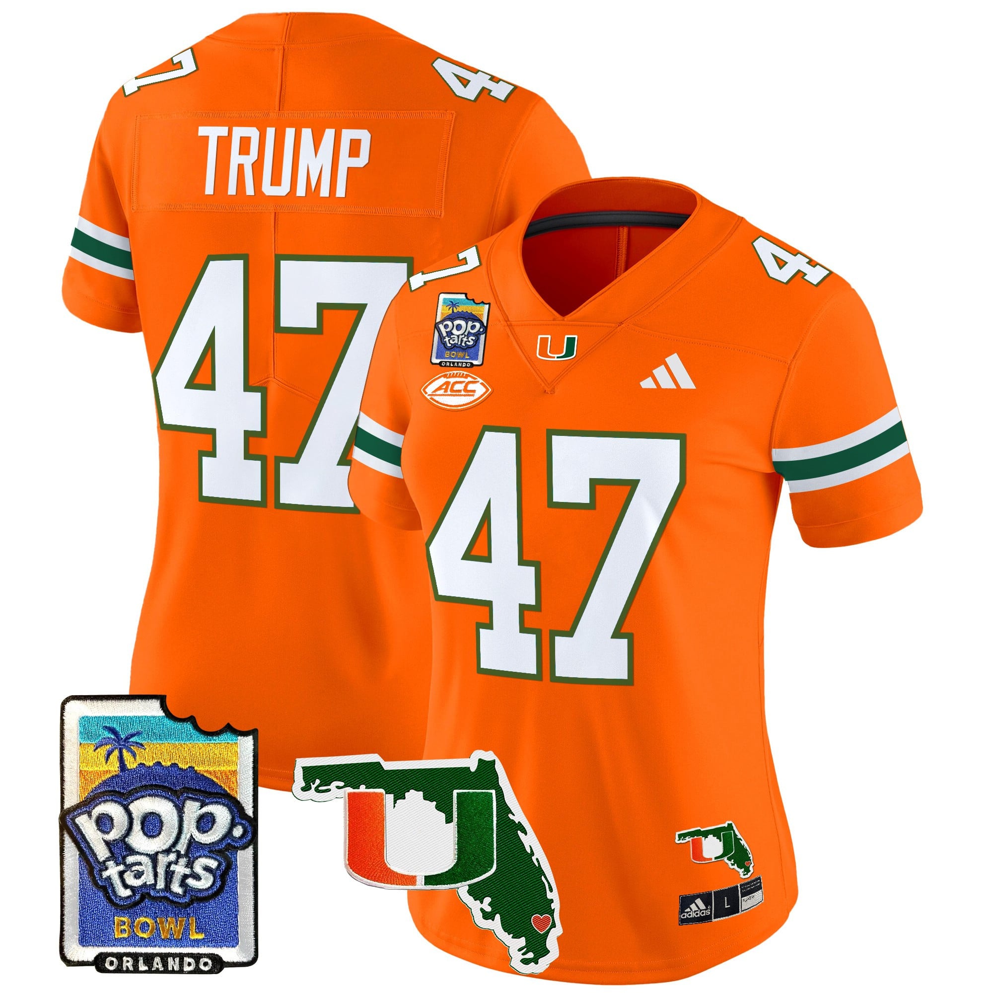 Women’s Miami Hurricanes 2025 PopTarts Bowl Patch Vapor Limited Jersey – All Stitched