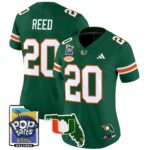 Women’s Miami Hurricanes 2025 PopTarts Bowl Patch Vapor Limited Jersey – All Stitched