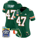 Women’s Miami Hurricanes 2025 PopTarts Bowl Patch Vapor Limited Jersey – All Stitched