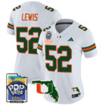 Women’s Miami Hurricanes 2025 PopTarts Bowl Patch Vapor Limited Jersey – All Stitched