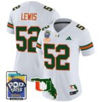 Women’s Miami Hurricanes 2025 PopTarts Bowl Patch Vapor Limited Jersey – All Stitched