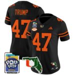 Women’s Miami Hurricanes 2025 PopTarts Bowl Patch Vapor Limited Jersey – All Stitched