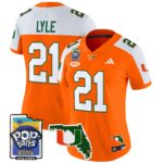 Women’s Miami Hurricanes 2025 PopTarts Bowl Patch Vapor Limited Jersey – All Stitched