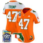 Women’s Miami Hurricanes 2025 PopTarts Bowl Patch Vapor Limited Jersey – All Stitched