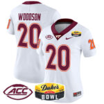 Women’s Virginia Tech Hokies 2025 Duke’s Mayo Bowl Patch Vapor Limited Jersey – All Stitched