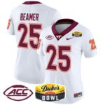 Women’s Virginia Tech Hokies 2025 Duke’s Mayo Bowl Patch Vapor Limited Jersey – All Stitched