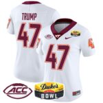 Women’s Virginia Tech Hokies 2025 Duke’s Mayo Bowl Patch Vapor Limited Jersey – All Stitched