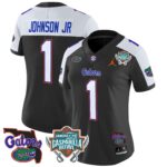 Women’s Florida Gators 2025 Gasparilla Bowl Patch Vapor Limited Jersey – All Stitched