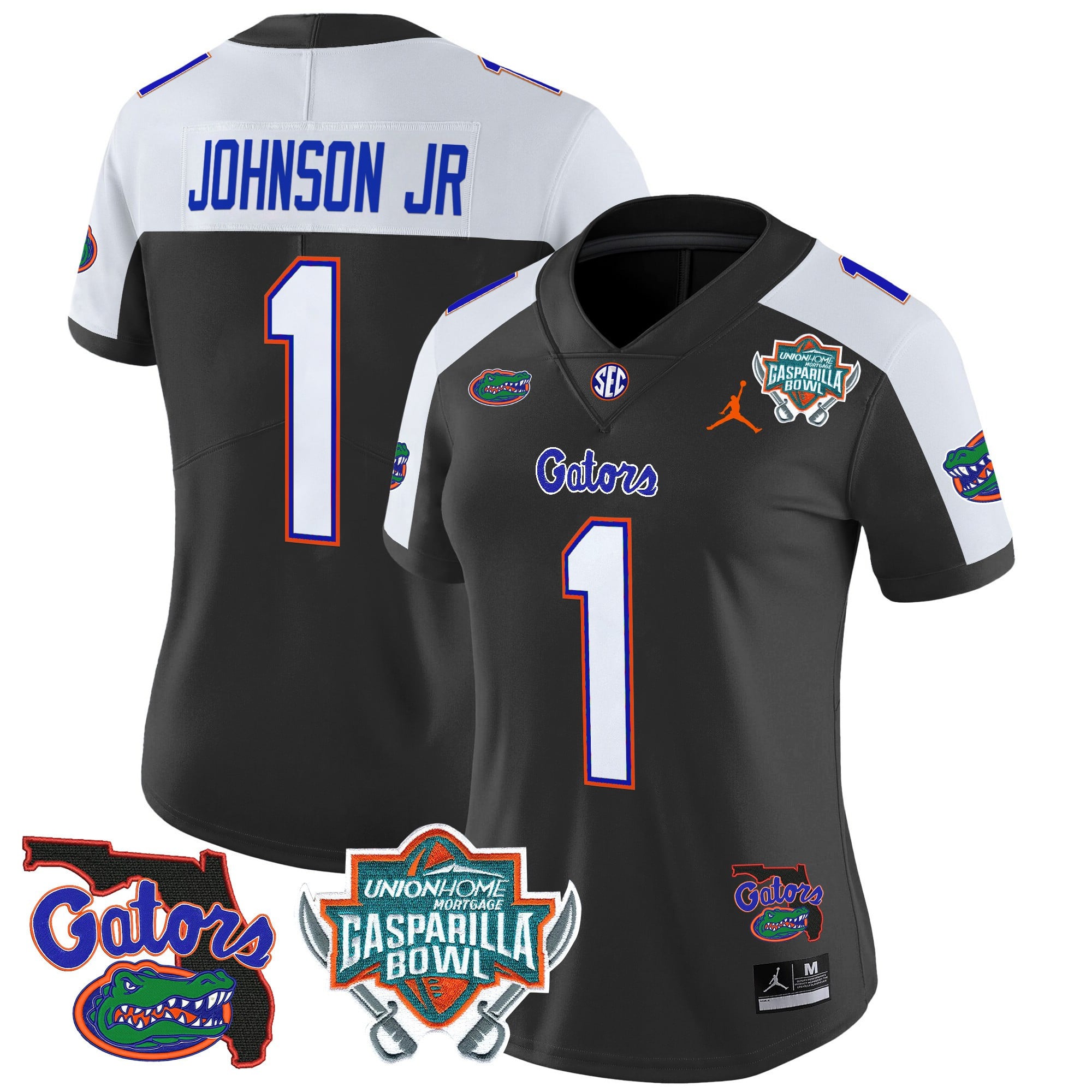 Women’s Florida Gators 2025 Gasparilla Bowl Patch Vapor Limited Jersey – All Stitched