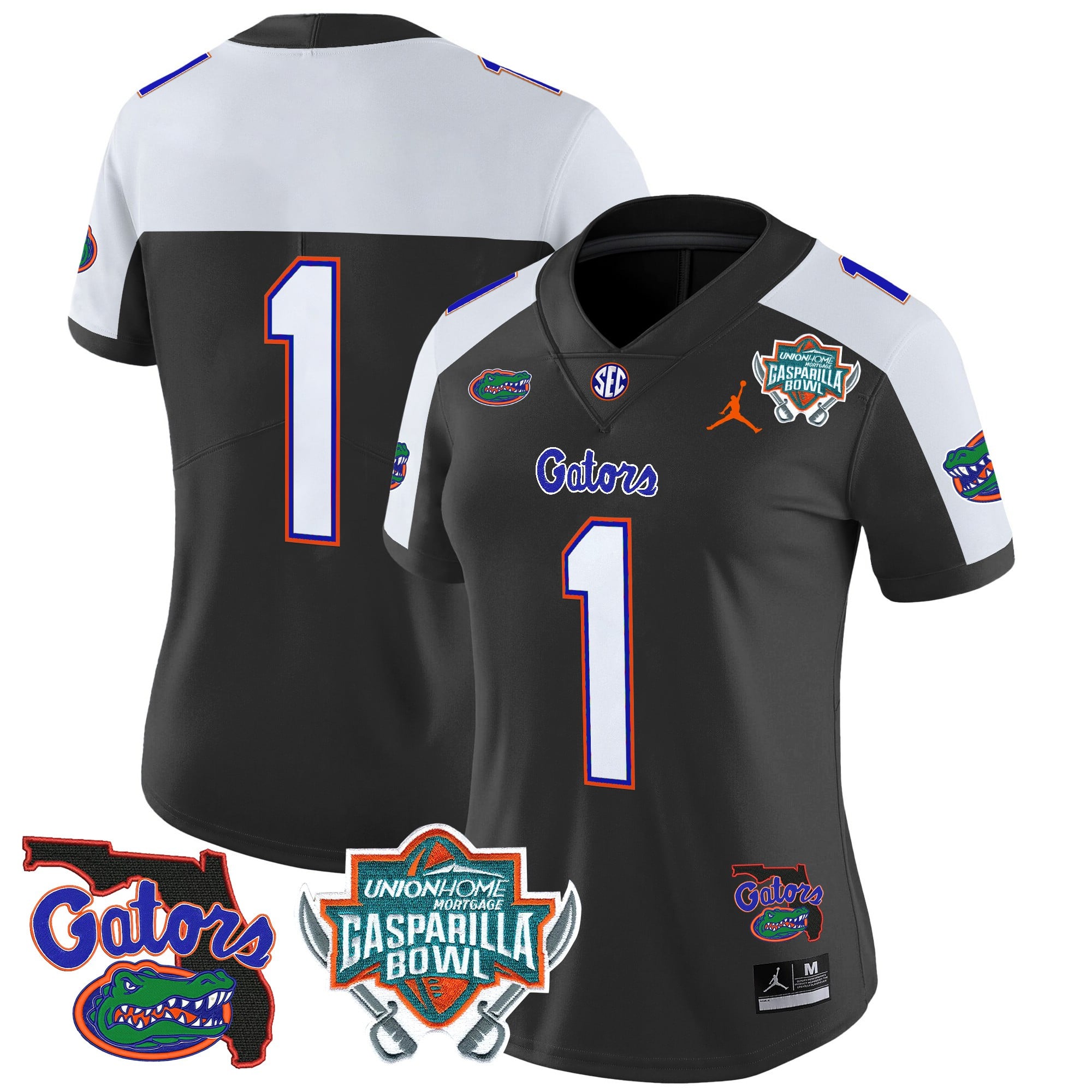 Women’s Florida Gators 2025 Gasparilla Bowl Patch Vapor Limited Jersey – All Stitched