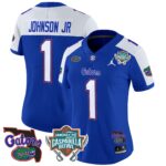 Women’s Florida Gators 2025 Gasparilla Bowl Patch Vapor Limited Jersey – All Stitched