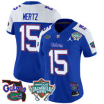 Women’s Florida Gators 2025 Gasparilla Bowl Patch Vapor Limited Jersey – All Stitched