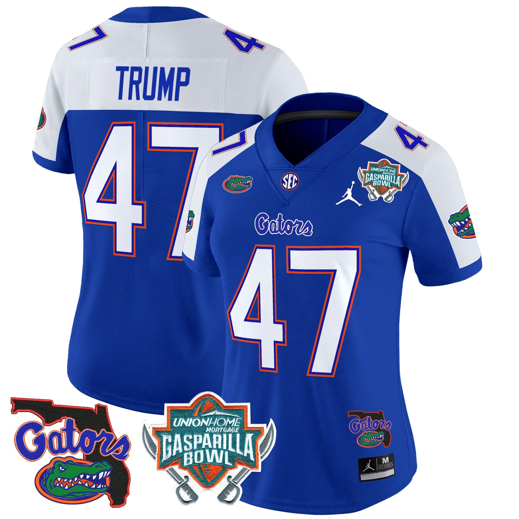 Women’s Florida Gators 2025 Gasparilla Bowl Patch Vapor Limited Jersey – All Stitched