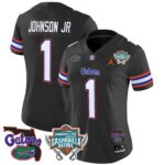 Women’s Florida Gators 2025 Gasparilla Bowl Patch Vapor Limited Jersey – All Stitched