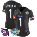 Women’s Florida Gators 2025 Gasparilla Bowl Patch Vapor Limited Jersey – All Stitched
