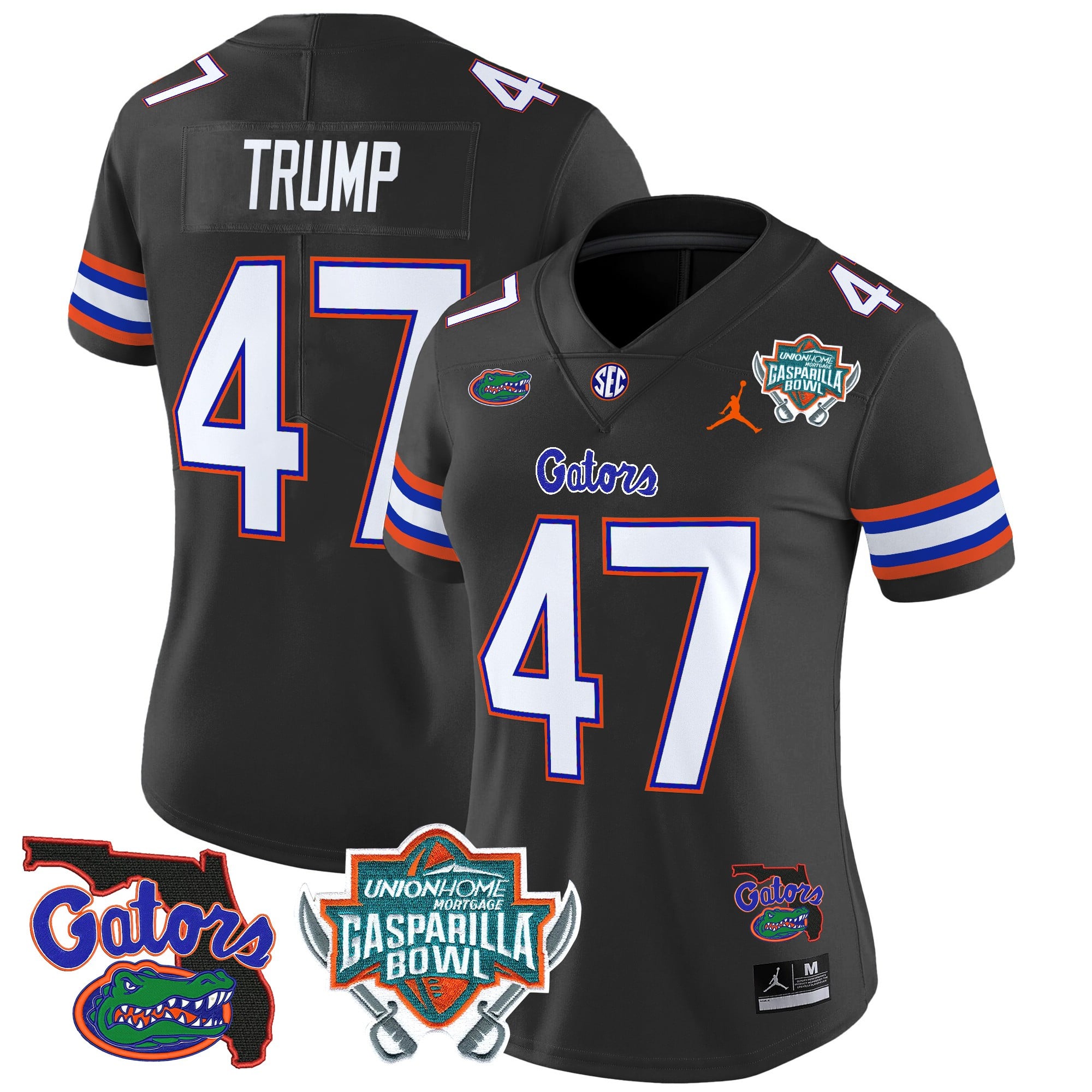 Women’s Florida Gators 2025 Gasparilla Bowl Patch Vapor Limited Jersey – All Stitched