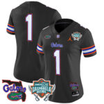 Women’s Florida Gators 2025 Gasparilla Bowl Patch Vapor Limited Jersey – All Stitched