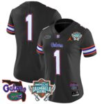 Women’s Florida Gators 2025 Gasparilla Bowl Patch Vapor Limited Jersey – All Stitched