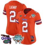 Women’s Florida Gators 2025 Gasparilla Bowl Patch Vapor Limited Jersey – All Stitched