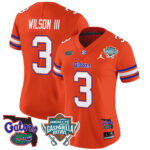 Women’s Florida Gators 2025 Gasparilla Bowl Patch Vapor Limited Jersey – All Stitched