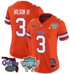 Women’s Florida Gators 2025 Gasparilla Bowl Patch Vapor Limited Jersey – All Stitched