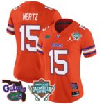 Women’s Florida Gators 2025 Gasparilla Bowl Patch Vapor Limited Jersey – All Stitched