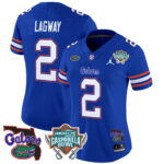 Women’s Florida Gators 2025 Gasparilla Bowl Patch Vapor Limited Jersey – All Stitched