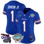 Women’s Florida Gators 2025 Gasparilla Bowl Patch Vapor Limited Jersey – All Stitched