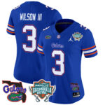 Women’s Florida Gators 2025 Gasparilla Bowl Patch Vapor Limited Jersey – All Stitched