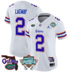 Women’s Florida Gators 2025 Gasparilla Bowl Patch Vapor Limited Jersey – All Stitched