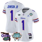 Women’s Florida Gators 2025 Gasparilla Bowl Patch Vapor Limited Jersey – All Stitched