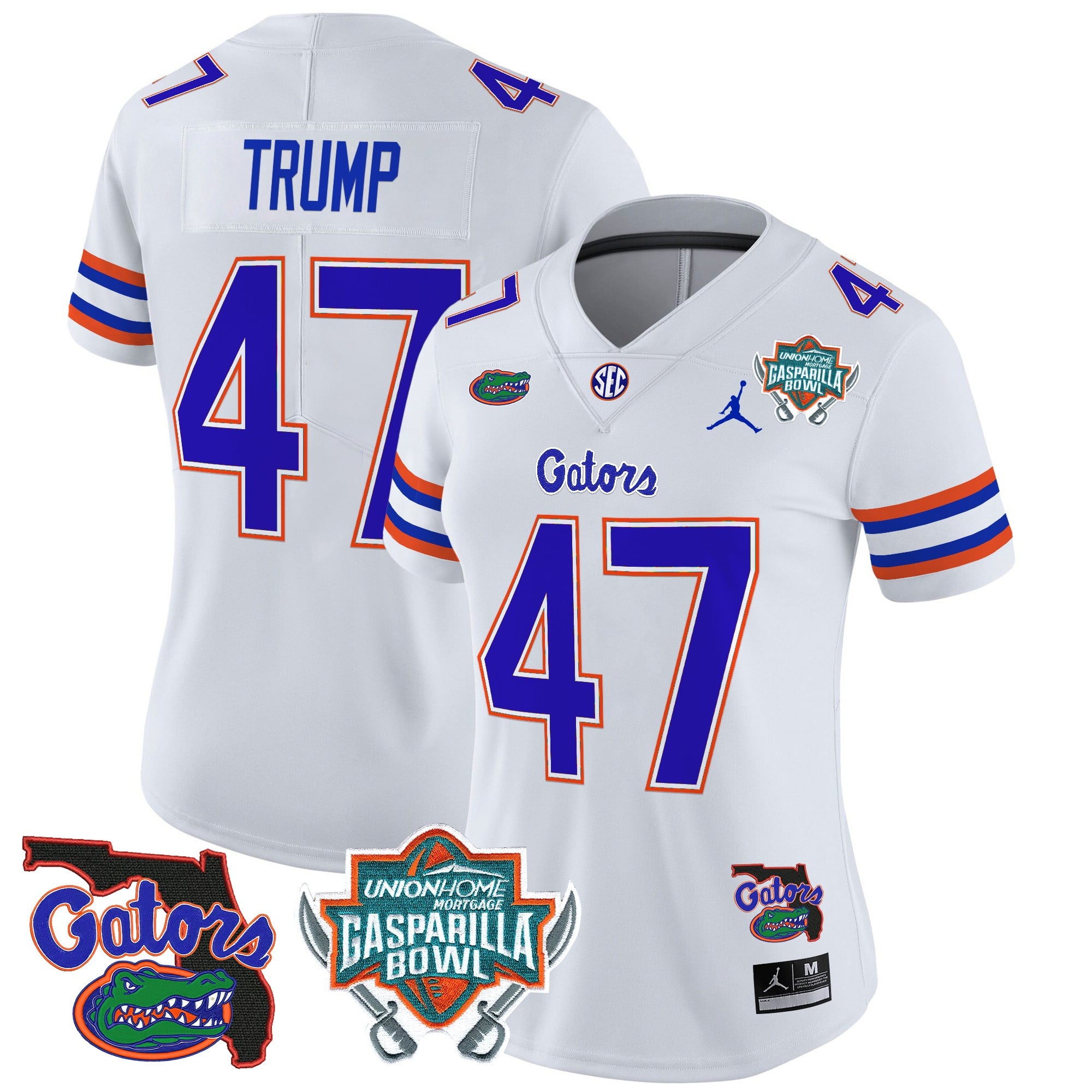 Women’s Florida Gators 2025 Gasparilla Bowl Patch Vapor Limited Jersey – All Stitched