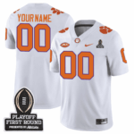 Custom Clemson Tigers 24/25 Jersey – CFP First Round Patch – All Stitched