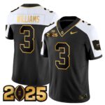 Men’s Ohio State Buckeyes ‘Heritage Stripe’ CFP Final Patch Gold Vapor Limited Jersey – All Stitched